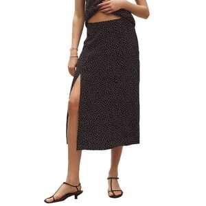 The Lille Side Slit Midi Skirt by Maeve